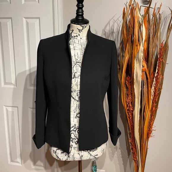 Vintage y2k Classic Open Cover Mock Fit Flare Work Prepy Rave Fall light weight - Picture 4 of 6